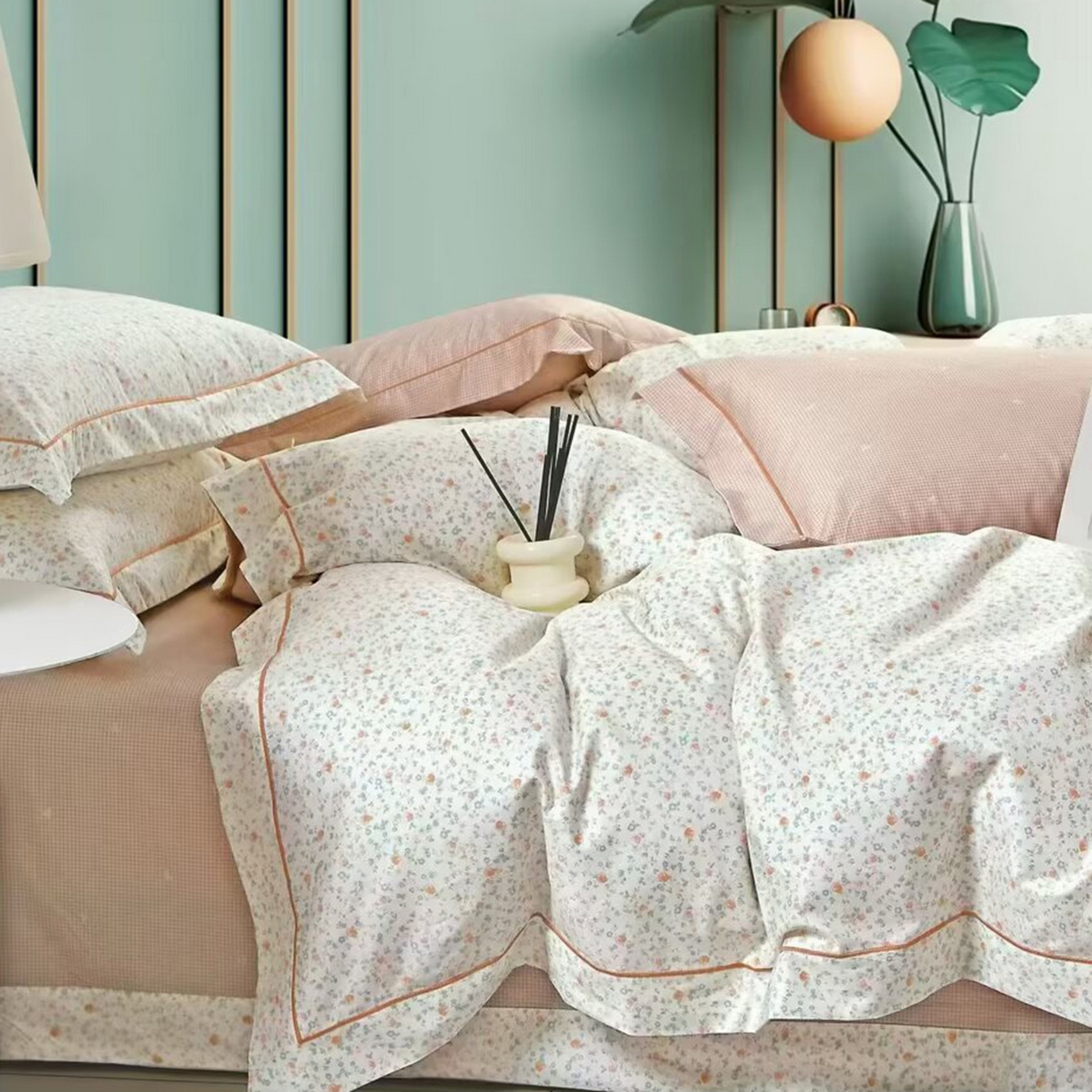 91家纺网 家纺一手货源 找家纺 （总）未来家居 JAMES KELLY （铂金凯丽）2025新款40支13376全棉印染铂金长绒棉四件套