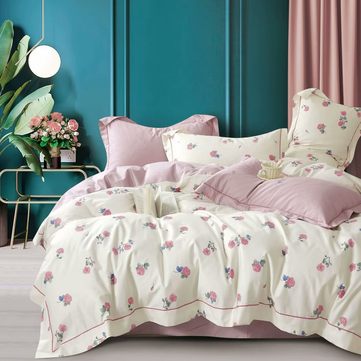 91家纺网 家纺一手货源 找家纺 （总）未来家居 JAMES KELLY （铂金凯丽）2025新款40支13376全棉印染铂金长绒棉四件套