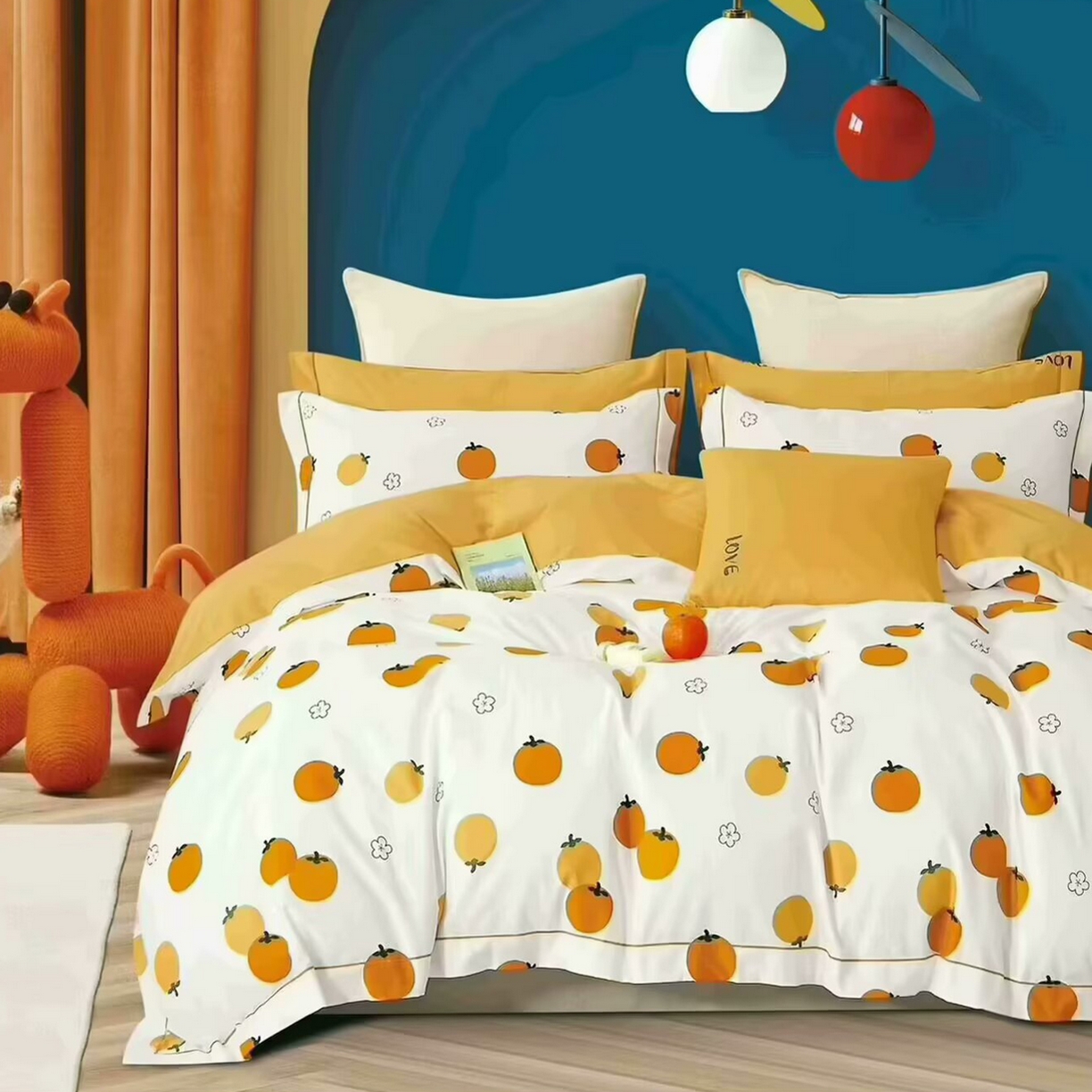 91家纺网 家纺一手货源 找家纺 （总）未来家居 JAMES KELLY （铂金凯丽）2025新款40支13376全棉印染铂金长绒棉四件套-系列5