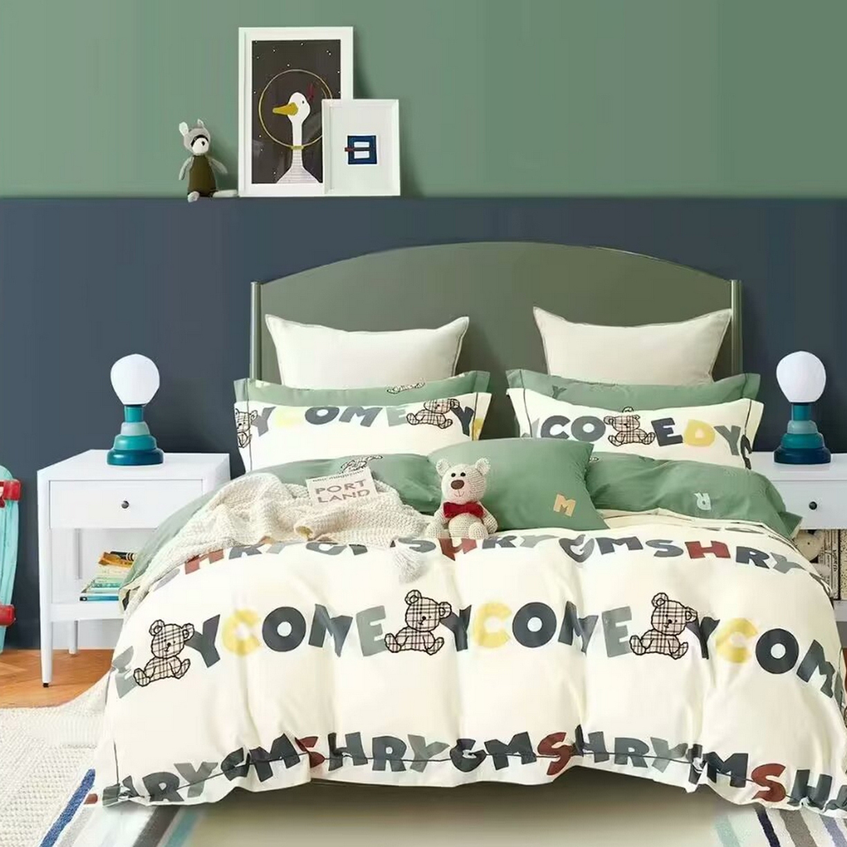 91家纺网 家纺一手货源 找家纺 （总）未来家居 JAMES KELLY （铂金凯丽）2025新款40支13376全棉印染铂金长绒棉四件套-系列5