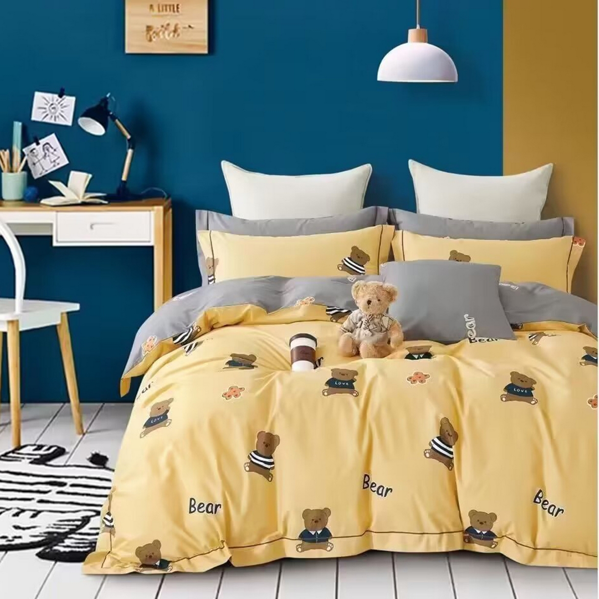 91家纺网 家纺一手货源 找家纺 （总）未来家居 JAMES KELLY （铂金凯丽）2025新款40支13376全棉印染铂金长绒棉四件套-系列5