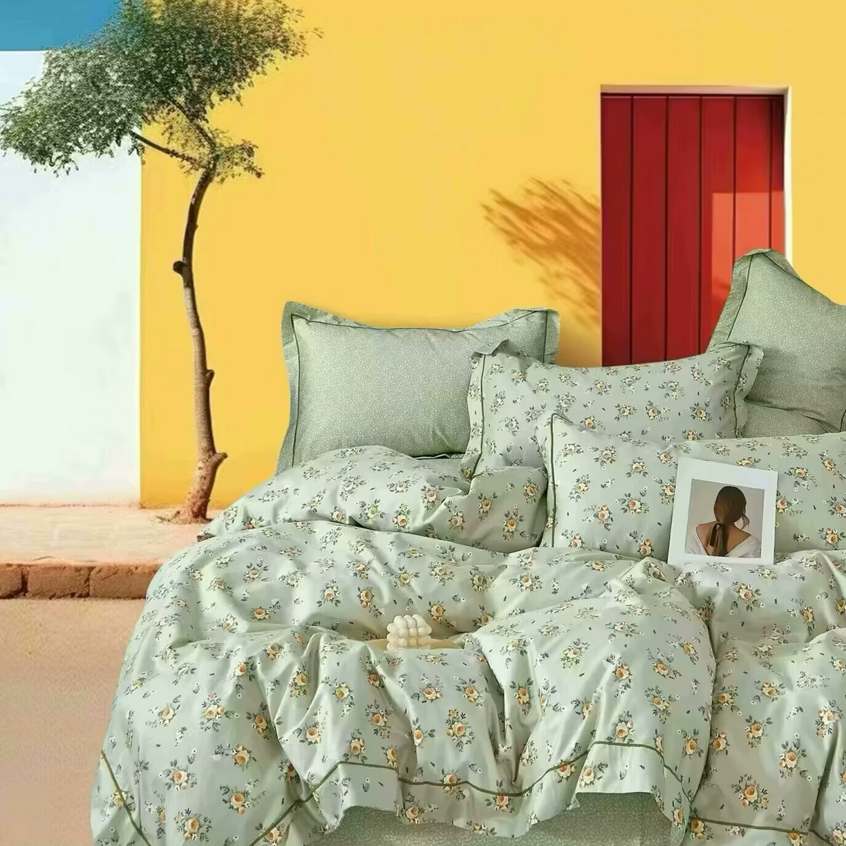 91家纺网 家纺一手货源 找家纺 （总）未来家居 JAMES KELLY （铂金凯丽）2025新款40支13376全棉印染铂金长绒棉四件套-系列5