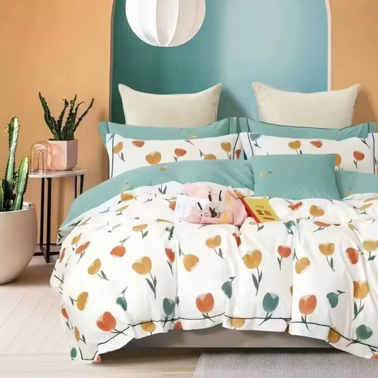 91家纺网 家纺一手货源 找家纺 （总）未来家居 JAMES KELLY （铂金凯丽）2025新款40支13376全棉印染铂金长绒棉四件套-系列5