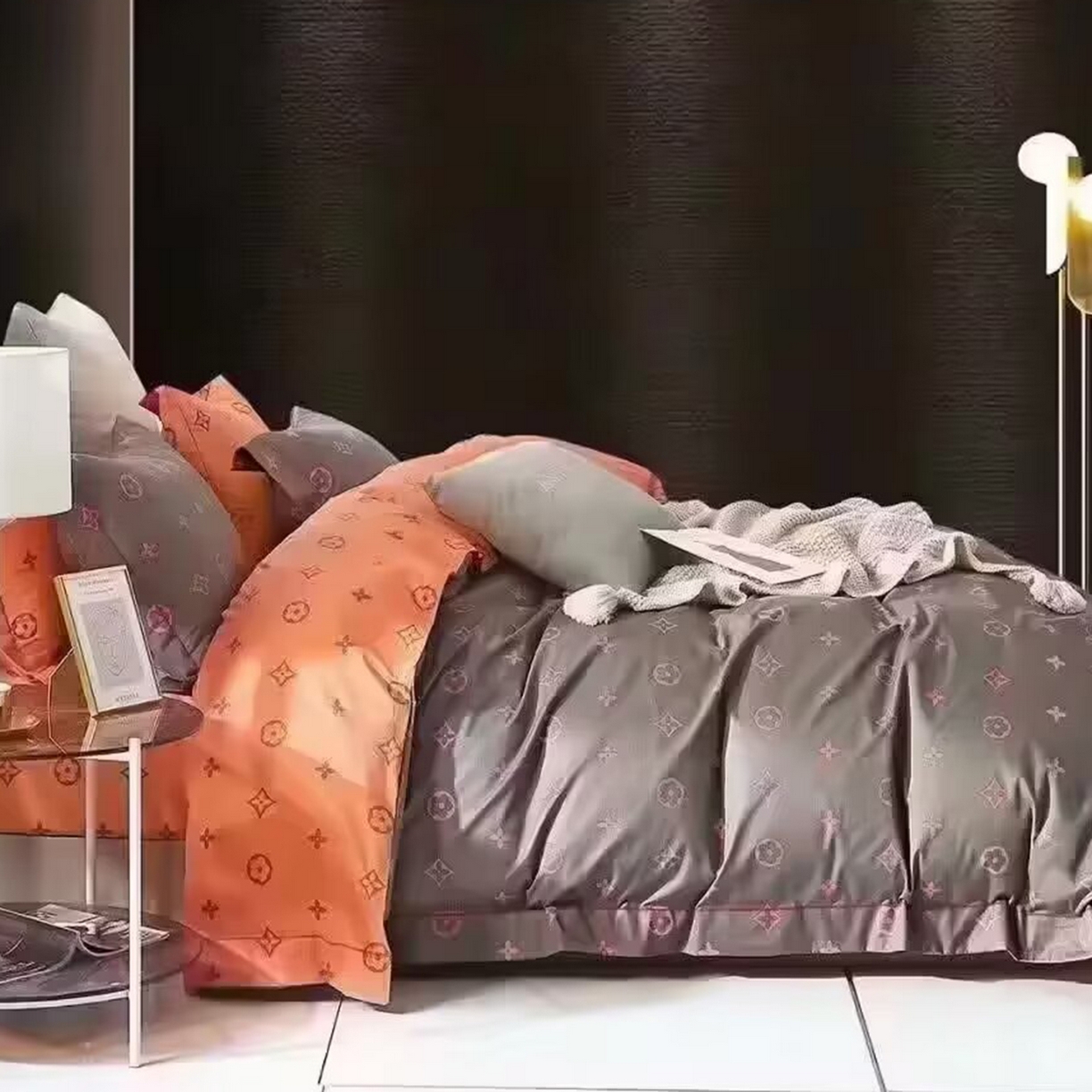 91家纺网 家纺一手货源 找家纺 （总）未来家居 JAMES KELLY （铂金凯丽）2025新款40支13376全棉印染铂金长绒棉四件套-系列5