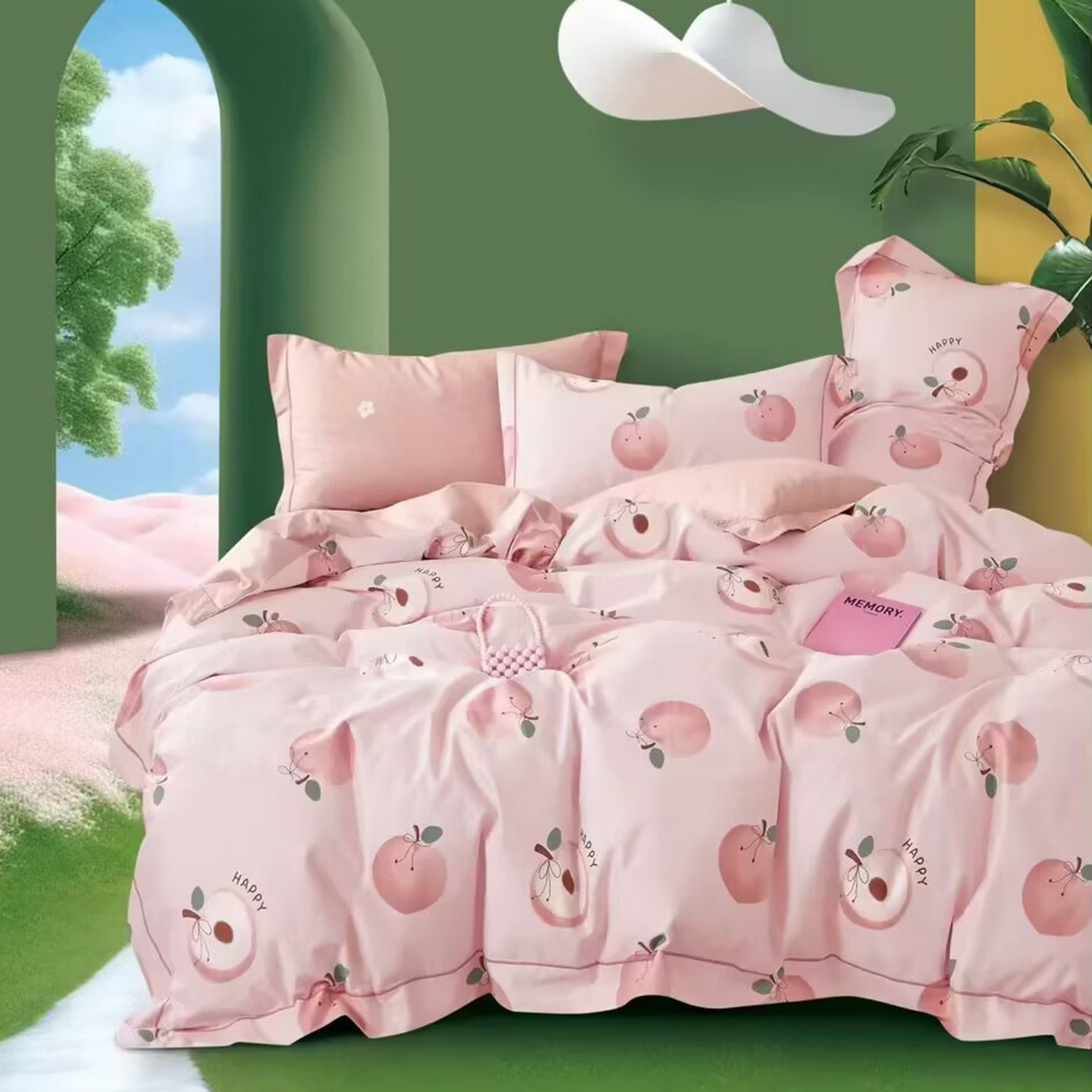 91家纺网 家纺一手货源 找家纺 （总）未来家居 JAMES KELLY （铂金凯丽）2025新款40支13376全棉印染铂金长绒棉四件套-系列5