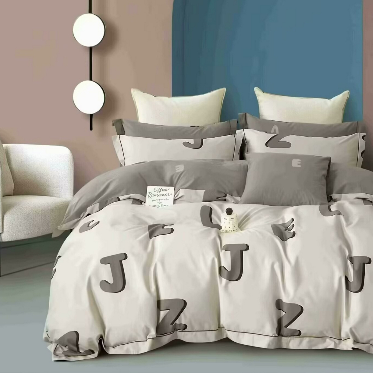 91家纺网 家纺一手货源 找家纺 （总）未来家居 JAMES KELLY （铂金凯丽）2025新款40支13376全棉印染铂金长绒棉四件套-系列5