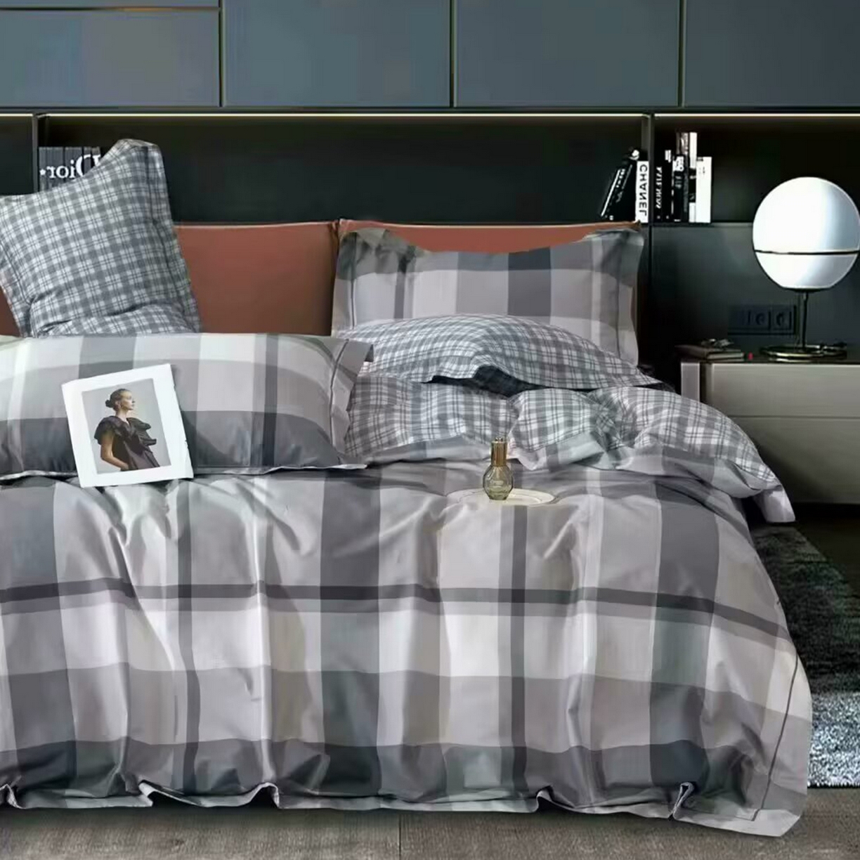 91家纺网 家纺一手货源 找家纺 （总）未来家居 JAMES KELLY （铂金凯丽）2025新款40支13376全棉印染铂金长绒棉四件套-系列5