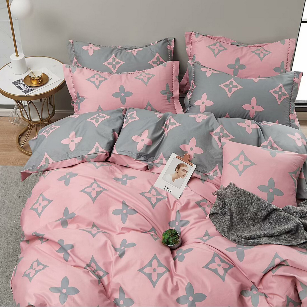 91家纺网 家纺一手货源 找家纺 （总）未来家居 JAMES KELLY （铂金凯丽）2025新款40支13376全棉印染铂金长绒棉四件套-系列5