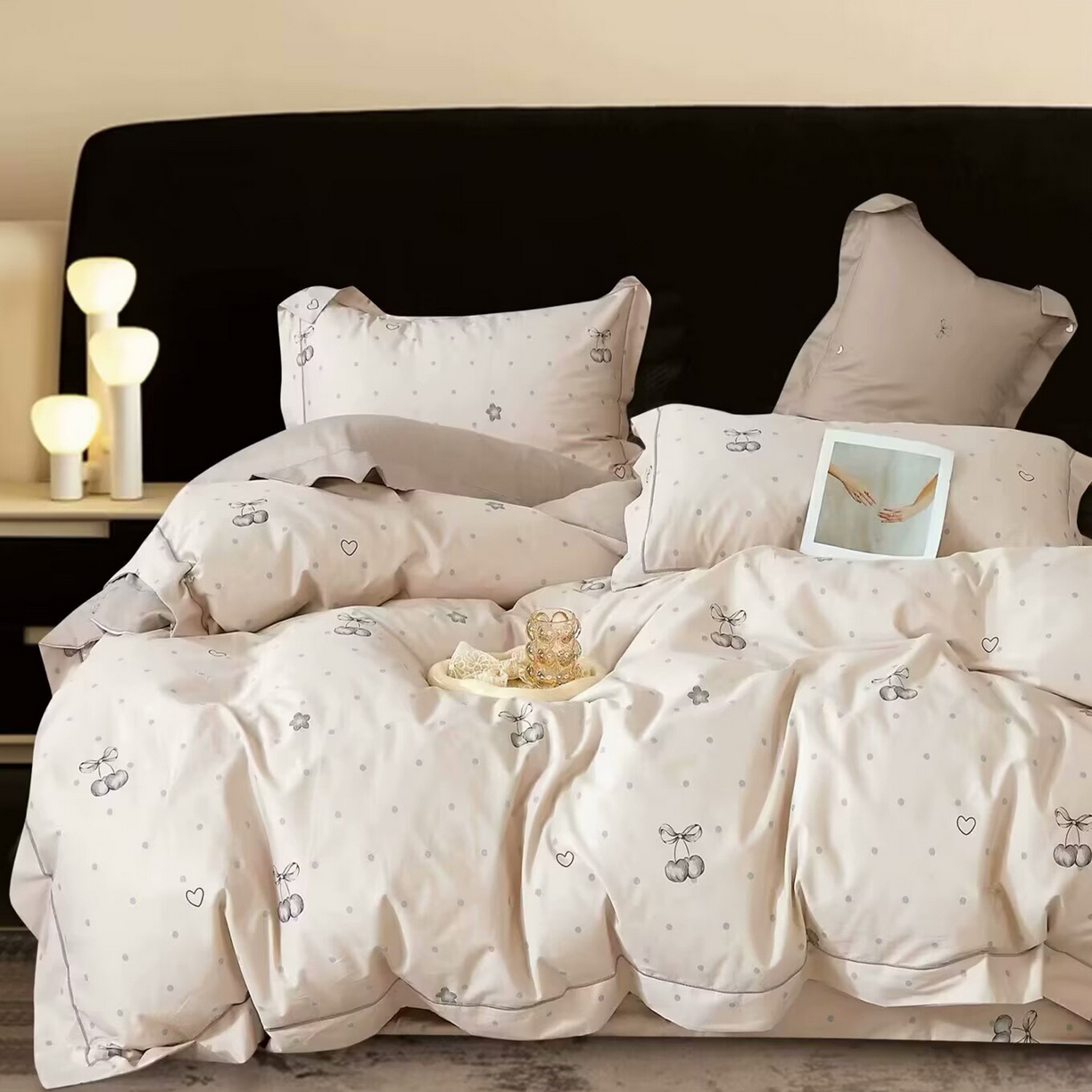 91家纺网 家纺一手货源 找家纺 （总）未来家居 JAMES KELLY （铂金凯丽）2025新款40支13376全棉印染铂金长绒棉四件套-系列5