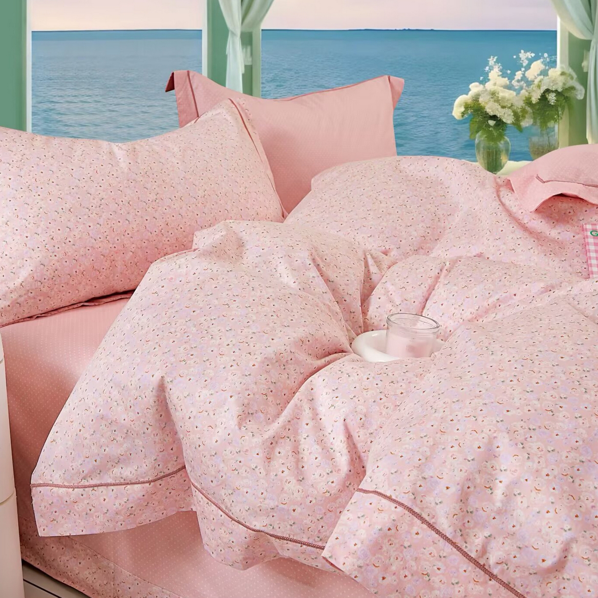 91家纺网 家纺一手货源 找家纺 （总）未来家居 JAMES KELLY （铂金凯丽）2025新款40支13376全棉印染铂金长绒棉四件套-系列5