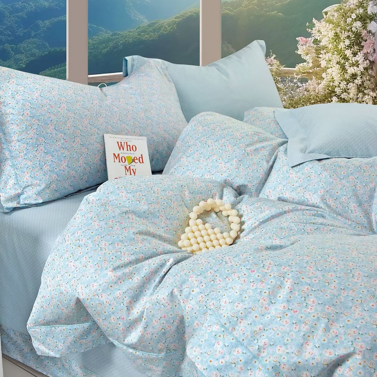 91家纺网 家纺一手货源 找家纺 （总）未来家居 JAMES KELLY （铂金凯丽）2025新款40支13376全棉印染铂金长绒棉四件套-系列5