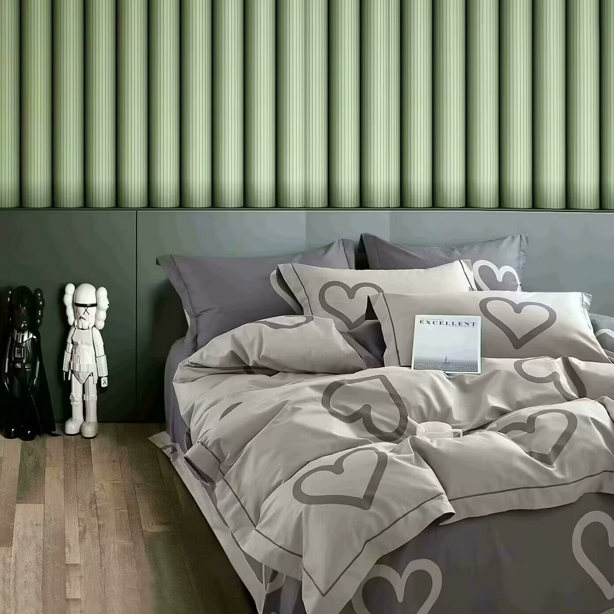 91家纺网 家纺一手货源 找家纺 （总）未来家居 JAMES KELLY （铂金凯丽）2025新款40支13376全棉印染铂金长绒棉四件套-系列5