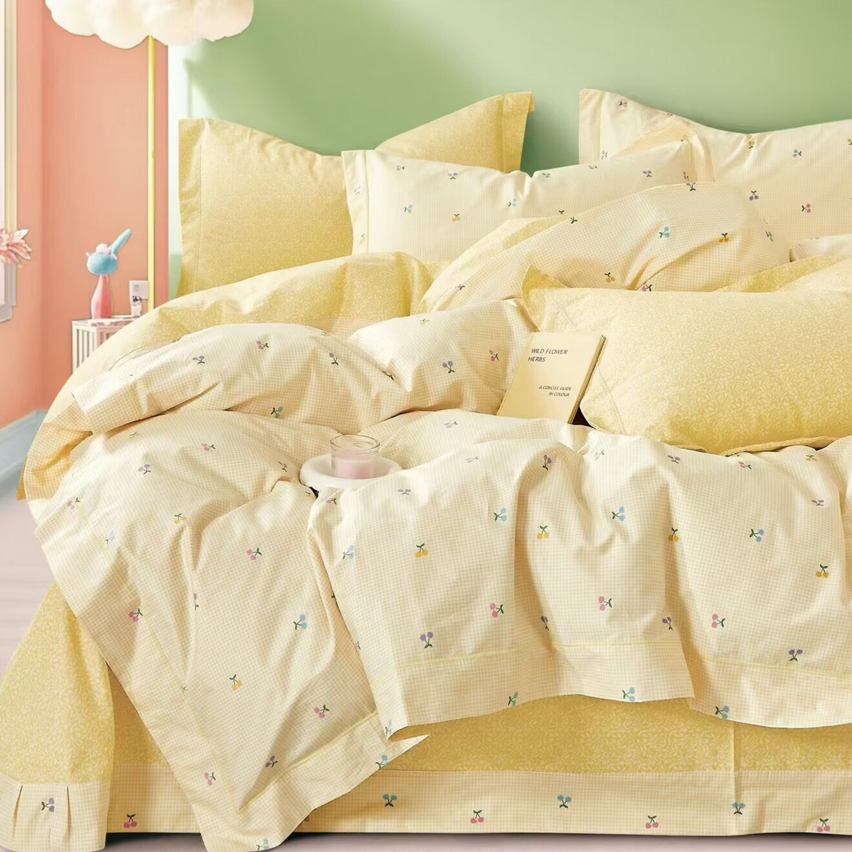 91家纺网 家纺一手货源 找家纺 （总）未来家居 JAMES KELLY （铂金凯丽）2025新款40支13376全棉印染铂金长绒棉四件套-系列5