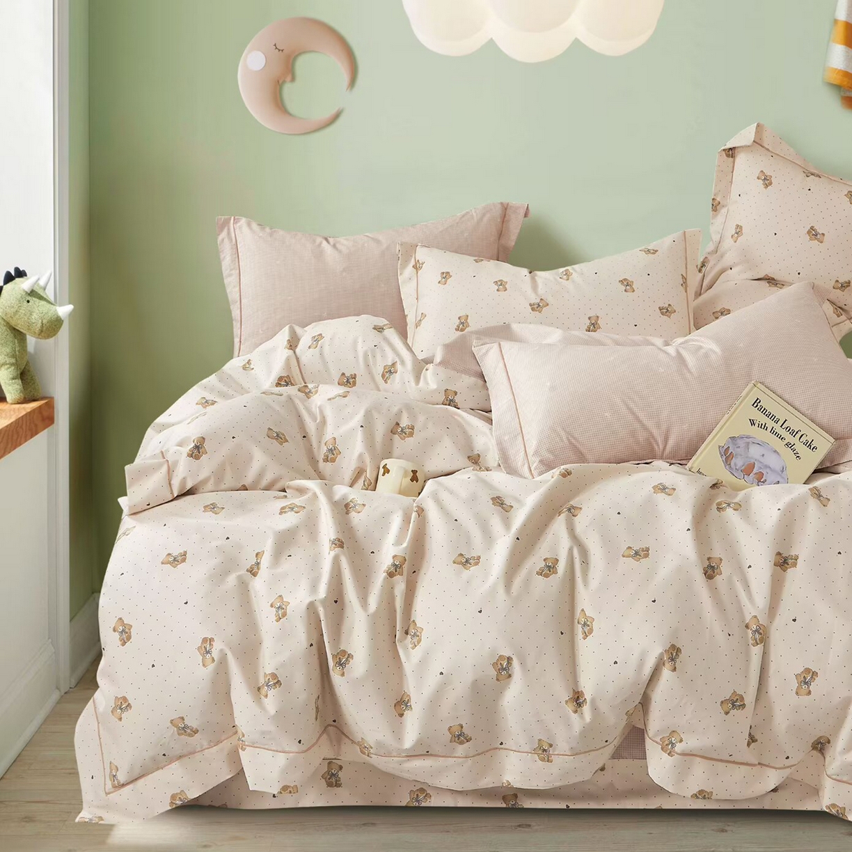 91家纺网 家纺一手货源 找家纺 （总）未来家居 JAMES KELLY （铂金凯丽）2025新款40支13376全棉印染铂金长绒棉四件套-系列5