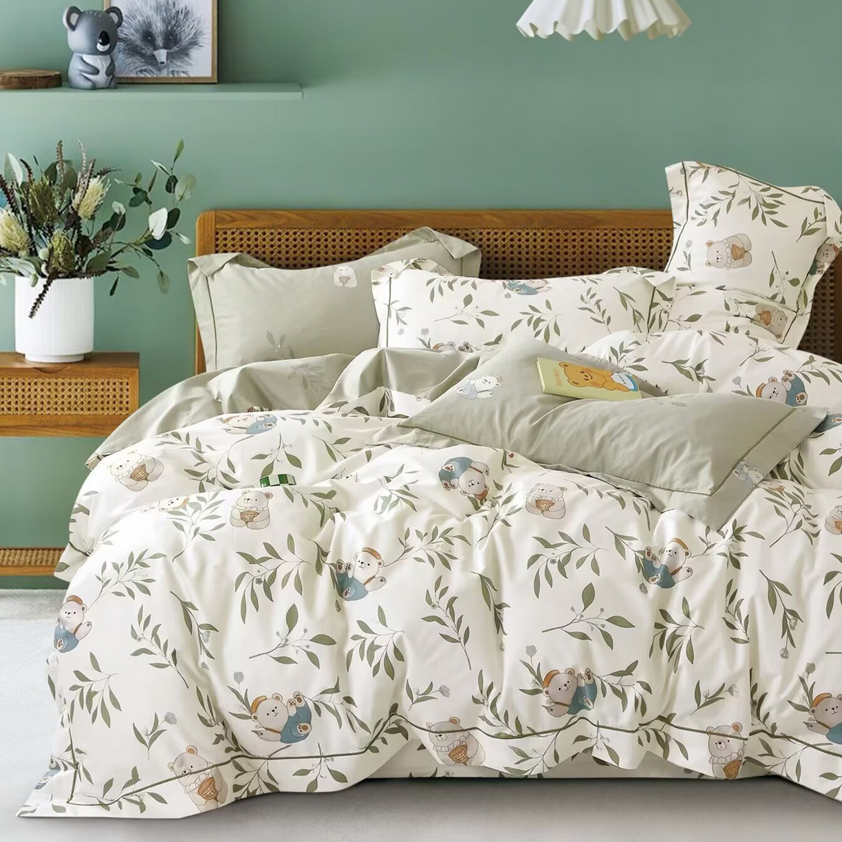 91家纺网 家纺一手货源 找家纺 （总）未来家居 JAMES KELLY （铂金凯丽）2025新款40支13376全棉印染铂金长绒棉四件套-系列5