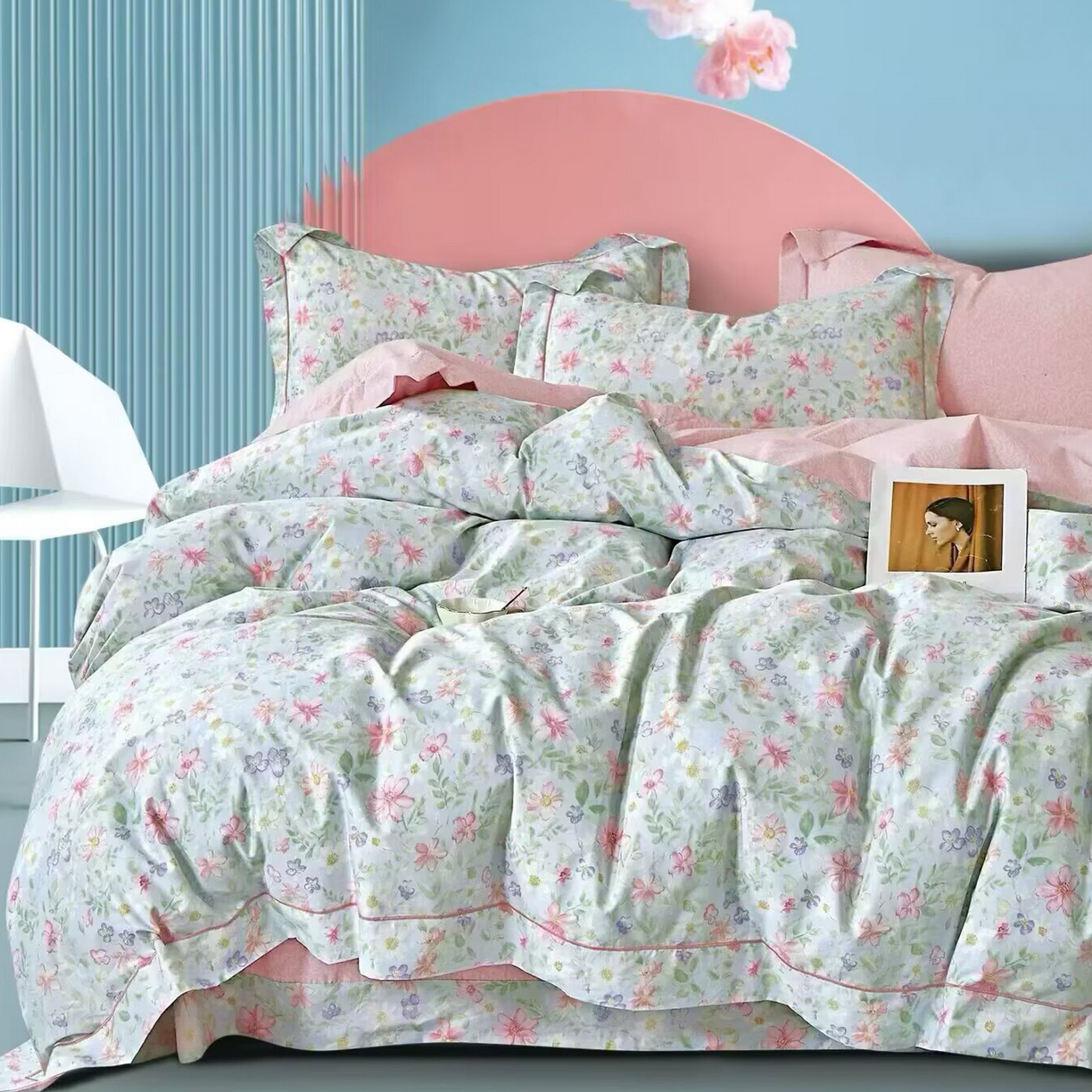 91家纺网 家纺一手货源 找家纺 （总）未来家居 JAMES KELLY （铂金凯丽）2025新款40支13376全棉印染铂金长绒棉四件套-系列5