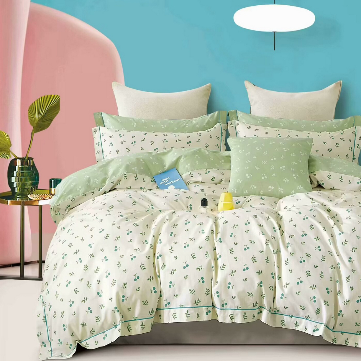 91家纺网 家纺一手货源 找家纺 （总）未来家居 JAMES KELLY （铂金凯丽）2025新款40支13376全棉印染铂金长绒棉四件套-系列5