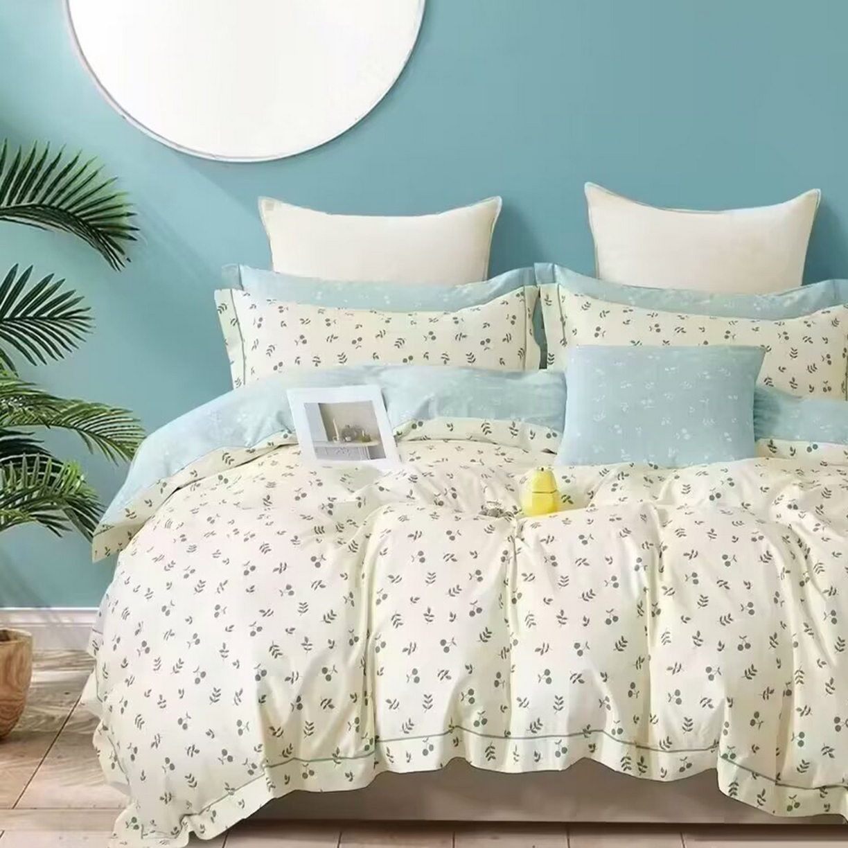 91家纺网 家纺一手货源 找家纺 （总）未来家居 JAMES KELLY （铂金凯丽）2025新款40支13376全棉印染铂金长绒棉四件套-系列5