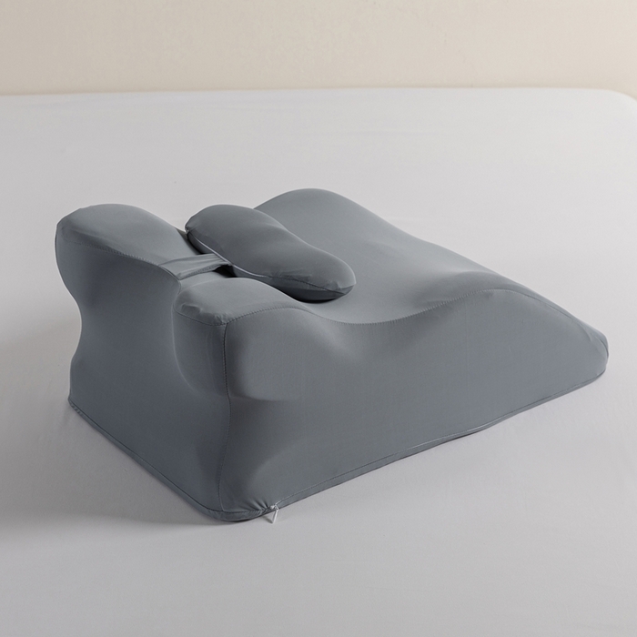 91家纺网 家纺一手货源 找家纺 腾超家纺 2025新款凉感丝人体工学趴睡枕枕头枕芯 深灰