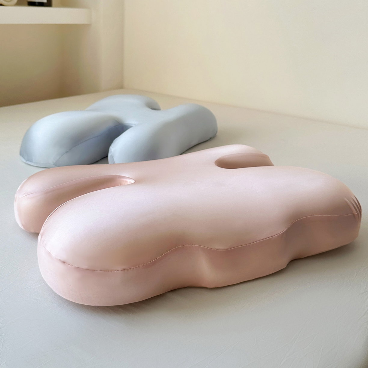 91家纺网 家纺一手货源 找家纺 麦哆乐 2025新款防皱美容枕H枕 组合图仅供展示不可下单