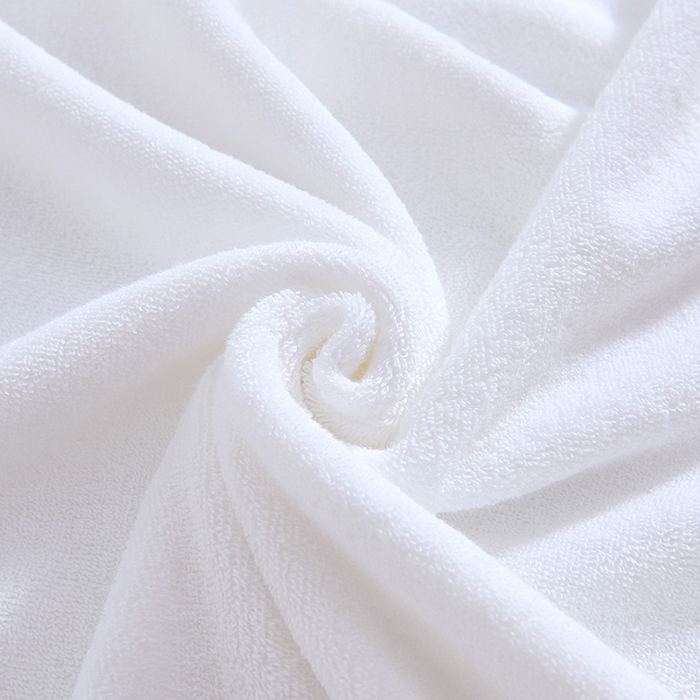 91家纺网 家纺一手货源 找家纺 棠薇家纺 2025新款素色全棉股纱毛巾浴巾套巾纯色 纯棉浴巾毛巾民宿宾馆酒店 毛巾-极致白 毛巾 74*35cm