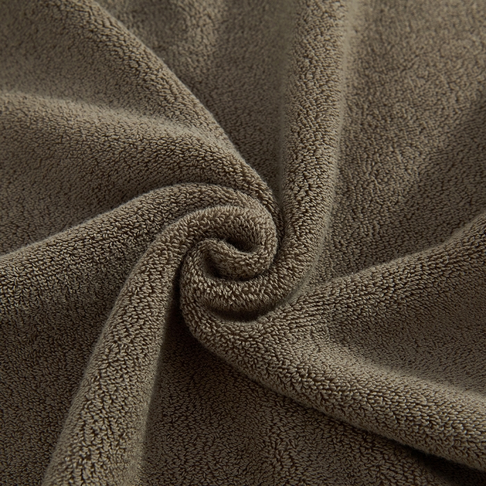 91家纺网 家纺一手货源 找家纺 棠薇家纺 2025新款素色全棉股纱毛巾浴巾套巾纯色 纯棉浴巾毛巾民宿宾馆酒店 毛巾-褐色 毛巾 74*35cm