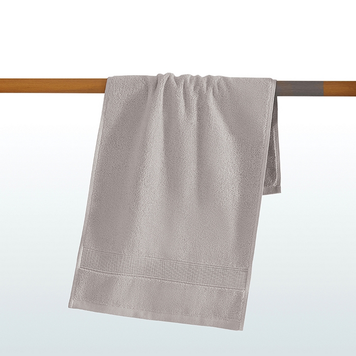 棠薇家纺 2025新款素色全棉股纱毛巾浴巾套巾纯色 纯棉浴巾毛巾民宿宾馆酒店 毛巾-米灰 毛巾 74*35cm