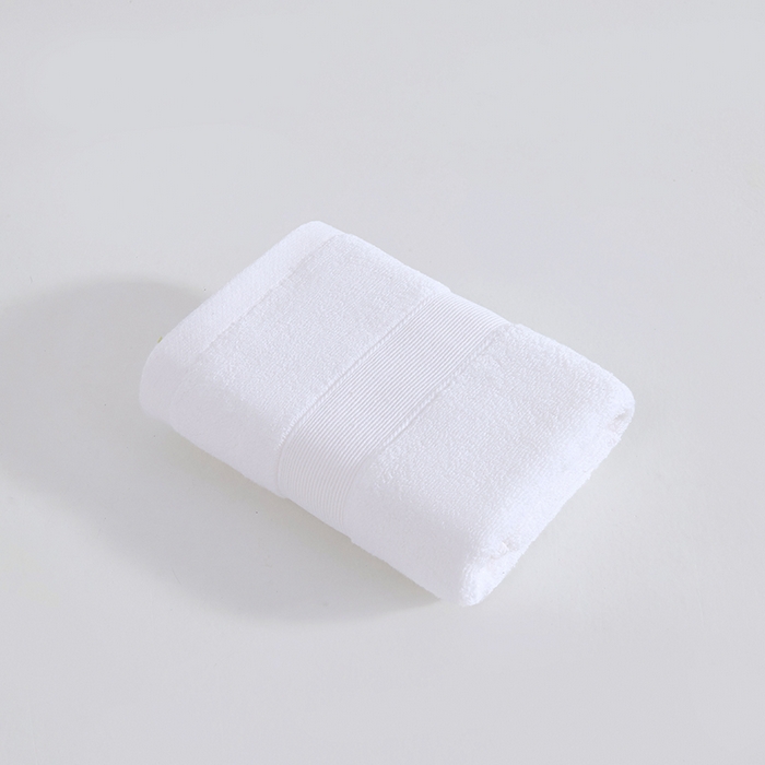 91家纺网 家纺一手货源 找家纺 棠薇家纺 2025新款素色全棉股纱毛巾浴巾套巾纯色 纯棉浴巾毛巾民宿宾馆酒店 毛巾-极致白 毛巾 74*35cm