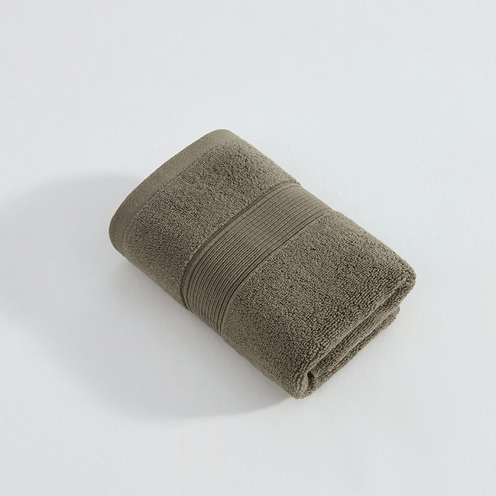 91家纺网 家纺一手货源 找家纺 棠薇家纺 2025新款素色全棉股纱毛巾浴巾套巾纯色 纯棉浴巾毛巾民宿宾馆酒店 毛巾-褐色 毛巾 74*35cm