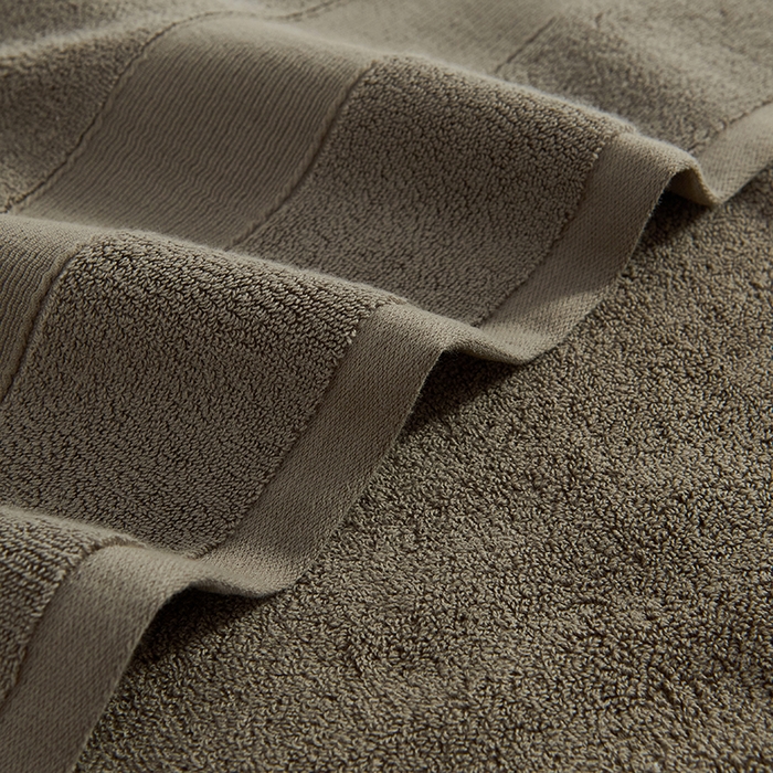 91家纺网 家纺一手货源 找家纺 棠薇家纺 2025新款素色全棉股纱毛巾浴巾套巾纯色 纯棉浴巾毛巾民宿宾馆酒店 毛巾-褐色 毛巾 74*35cm