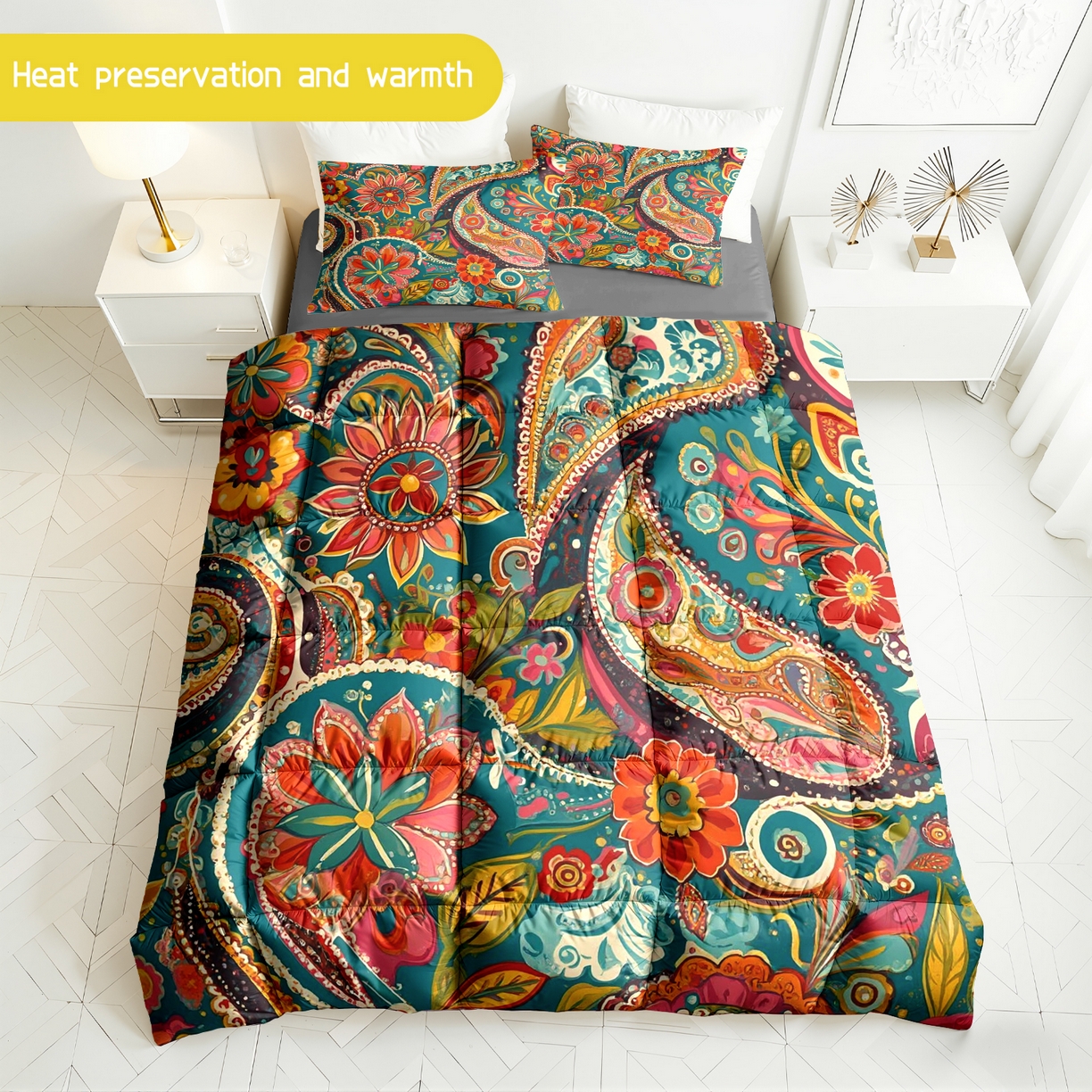 91家纺网 家纺一手货源 找家纺 （总）合纵跨境工厂 一件定制pod模式跨境被子90G水洗棉被芯单品三件套一件代发希音集采亚马逊速卖通-24小时内发货