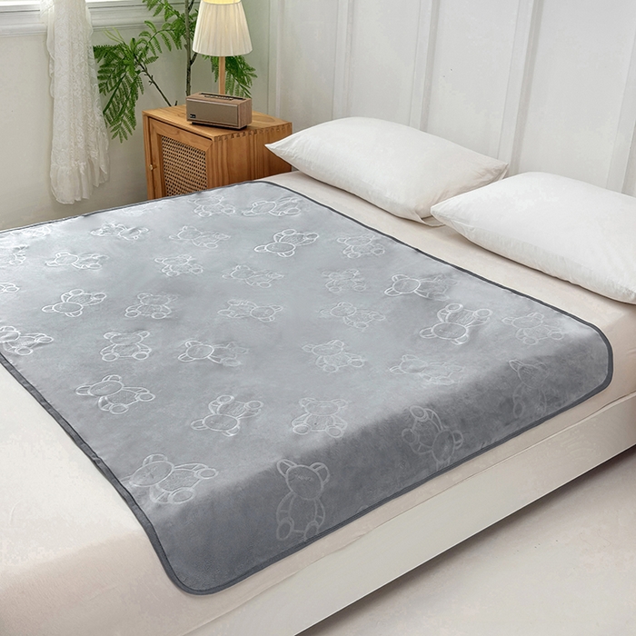 91家纺网 家纺一手货源 找家纺 （总）茗婷家纺 2025新款牛奶绒防水床单隔尿垫供跨境外贸亚马逊秋冬热款