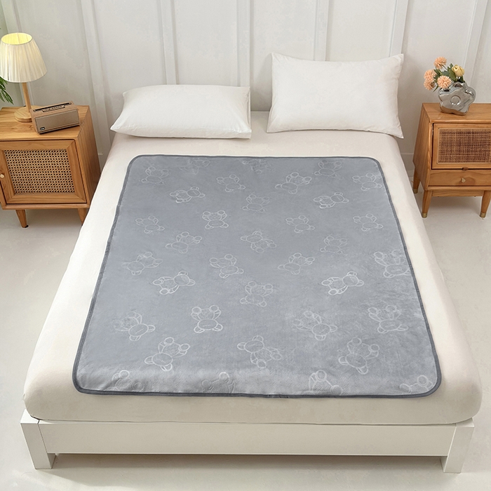 91家纺网 家纺一手货源 找家纺 （总）茗婷家纺 2025新款牛奶绒防水床单隔尿垫供跨境外贸亚马逊秋冬热款