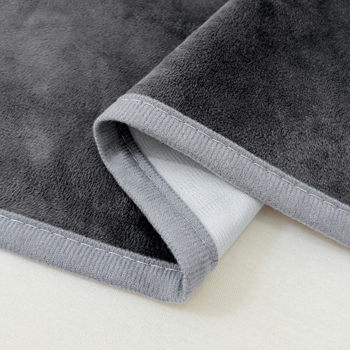 91家纺网 家纺一手货源 找家纺 茗婷家纺 2025新款牛奶绒防水床单隔尿垫供跨境外贸亚马逊秋冬热款 深灰色