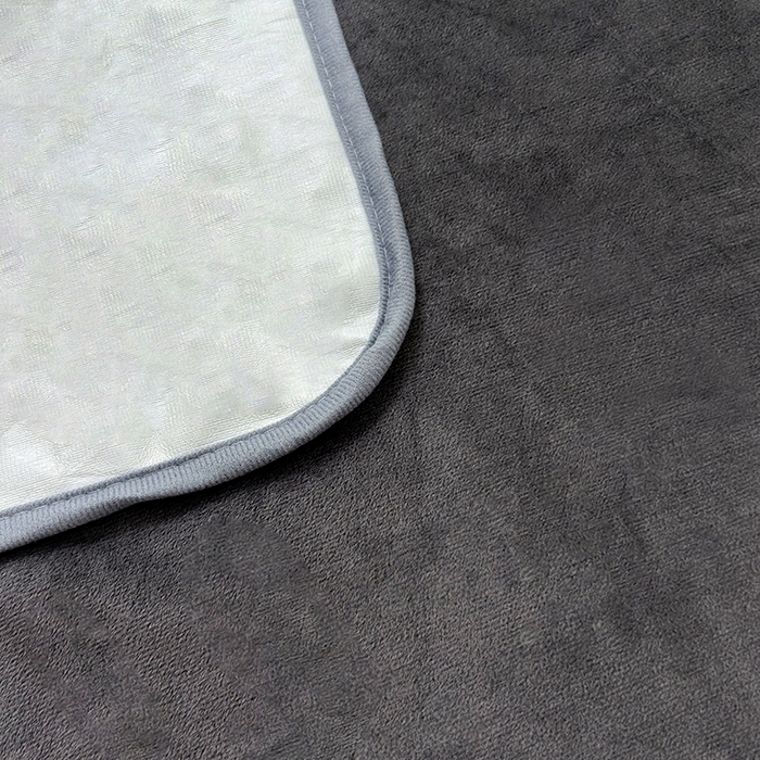 91家纺网 家纺一手货源 找家纺 茗婷家纺 2025新款牛奶绒防水床单隔尿垫供跨境外贸亚马逊秋冬热款 深灰色