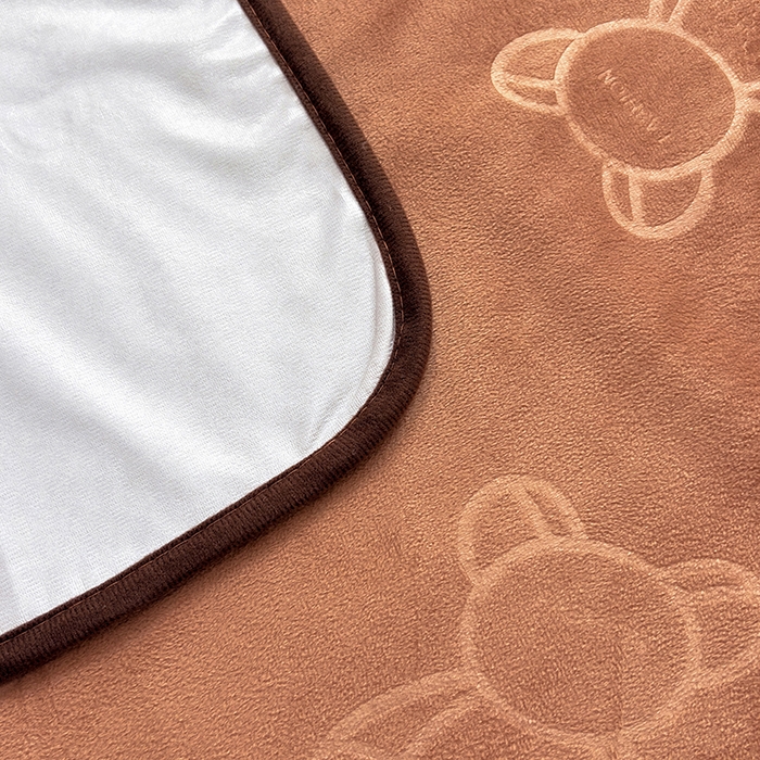 91家纺网 家纺一手货源 找家纺 茗婷家纺 2025新款牛奶绒防水床单隔尿垫供跨境外贸亚马逊秋冬热款 咖啡色