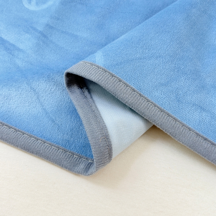 91家纺网 家纺一手货源 找家纺 茗婷家纺 2025新款牛奶绒防水床单隔尿垫供跨境外贸亚马逊秋冬热款 湖蓝色