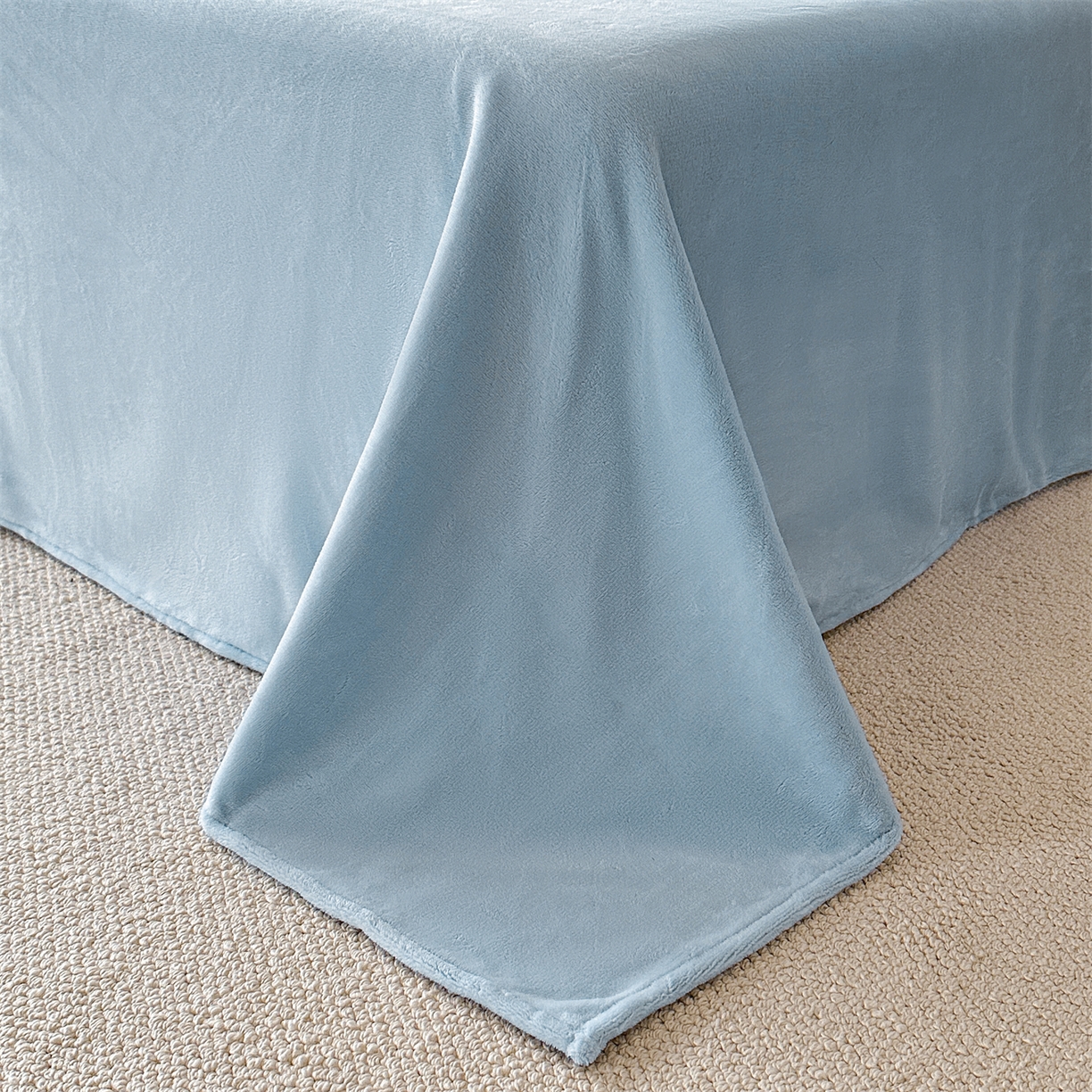 91家纺网 家纺一手货源 找家纺 慕木家纺 2025新款高端雕花公主风蝴蝶结工艺款四件套绿野仙踪系列（直播热款）提供买家秀 绿野仙踪-月光蓝