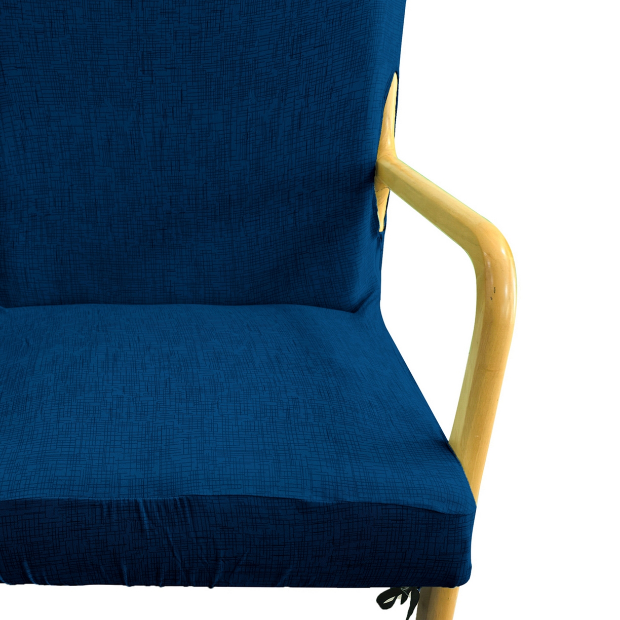 91家纺网 家纺一手货源 找家纺 壹零特色家纺 2025新款印花款实木多人沙发椅套 亚麻纹深蓝