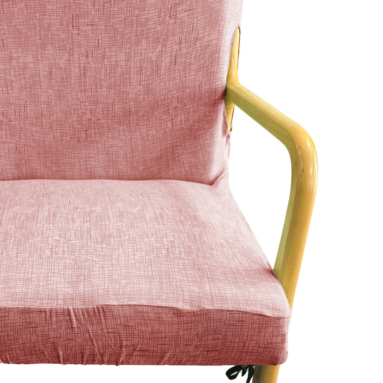 91家纺网 家纺一手货源 找家纺 壹零特色家纺 2025新款印花款实木多人沙发椅套 亚麻纹红棕