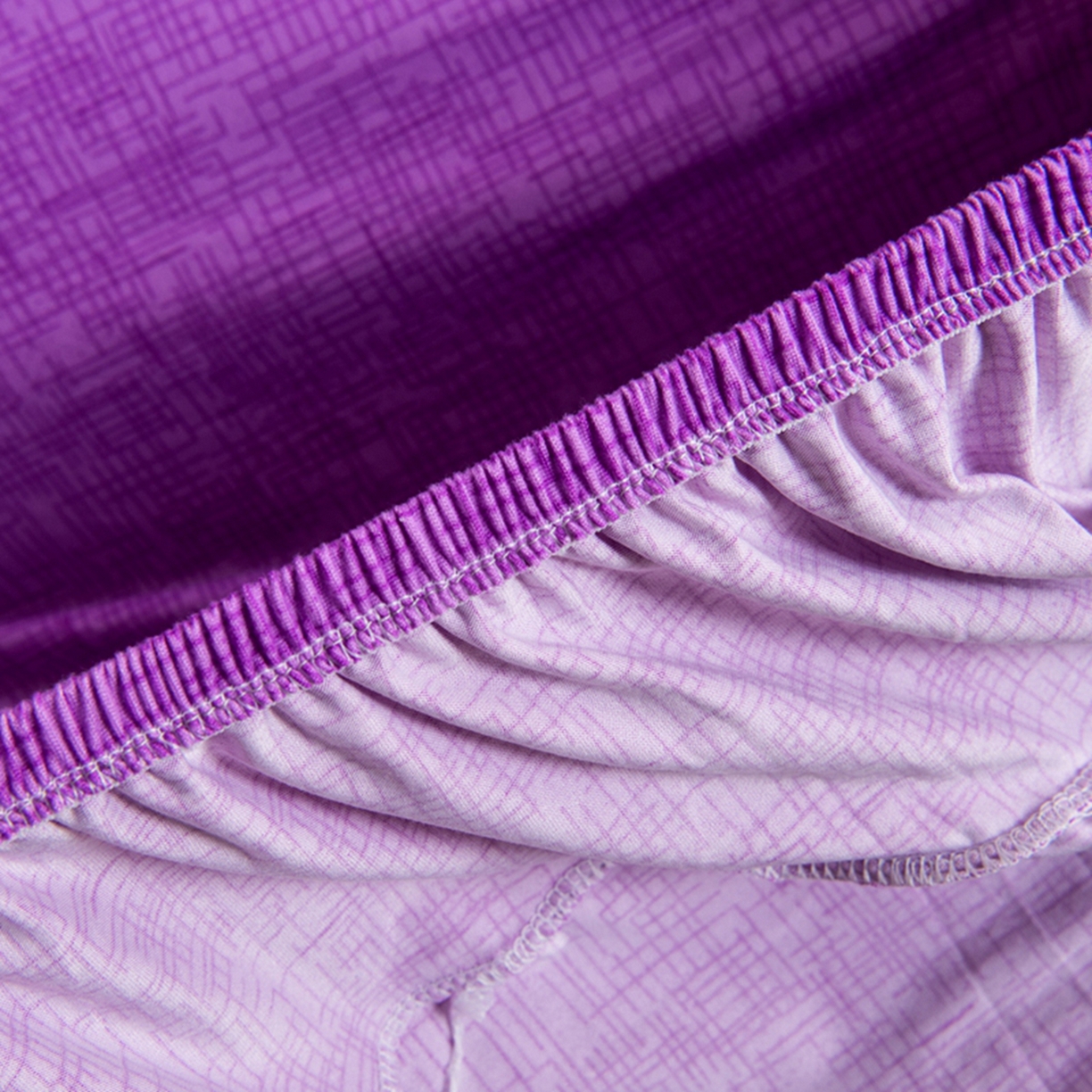 91家纺网 家纺一手货源 找家纺 壹零特色家纺 2025新款印花款实木多人沙发椅套 亚麻纹紫色