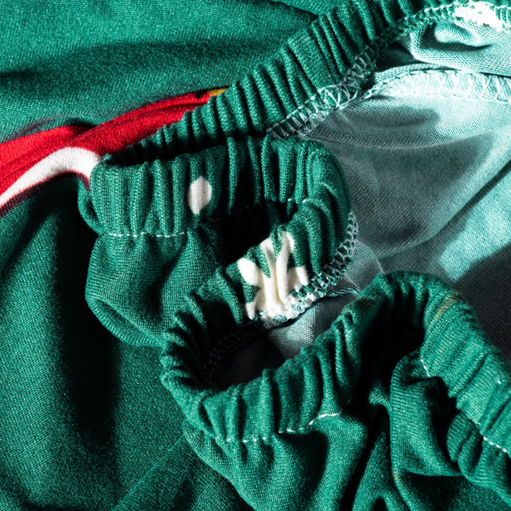 91家纺网 家纺一手货源 找家纺 壹零特色家纺 2025新款印花款实木多人沙发椅套 快乐圣诞-绿