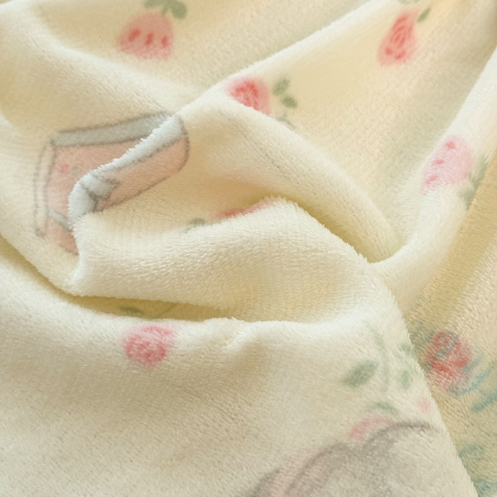 91家纺网 家纺一手货源 找家纺 慕澄家纺 2025新款牛奶绒印花床笠床笠单品 床笠-爱心甜宠