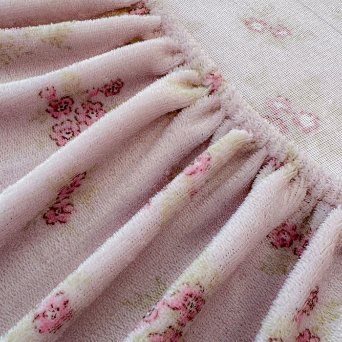 91家纺网 家纺一手货源 找家纺 慕澄家纺 2025新款牛奶绒印花床笠床笠单品 床笠-梦幻花语