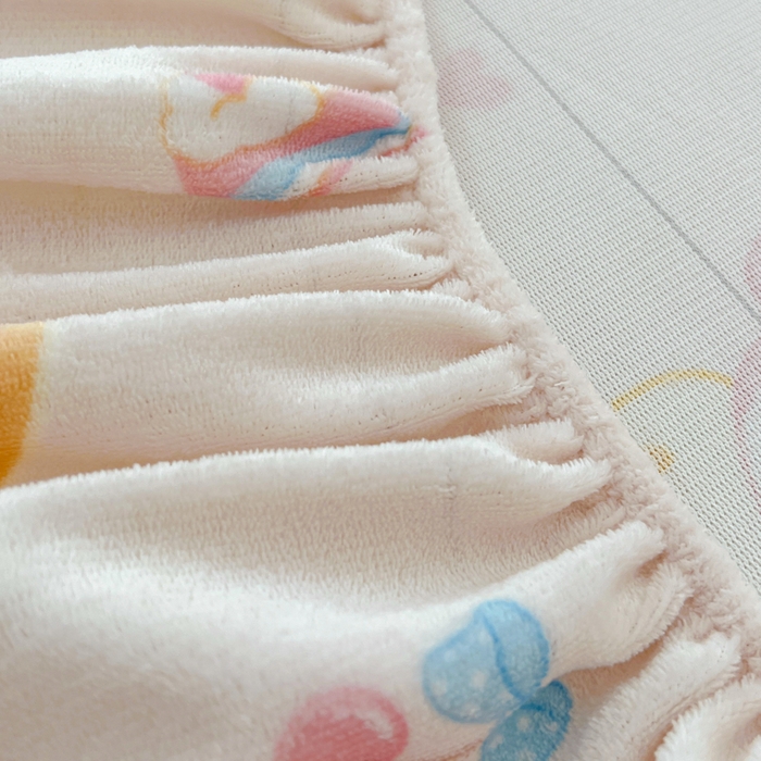 91家纺网 家纺一手货源 找家纺 慕澄家纺 2025新款牛奶绒印花床笠床笠单品 床笠-甜品美乐蒂