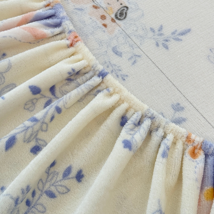 91家纺网 家纺一手货源 找家纺 慕澄家纺 2025新款牛奶绒印花床笠床笠单品 床笠-小美好