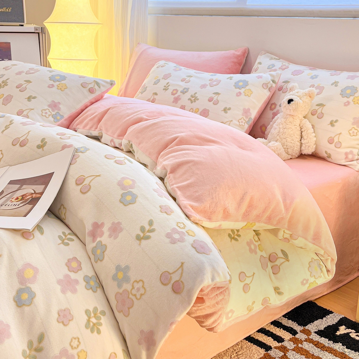 91家纺网 家纺一手货源 找家纺 （总）如一 2025新款3D雕花牛奶绒四件套