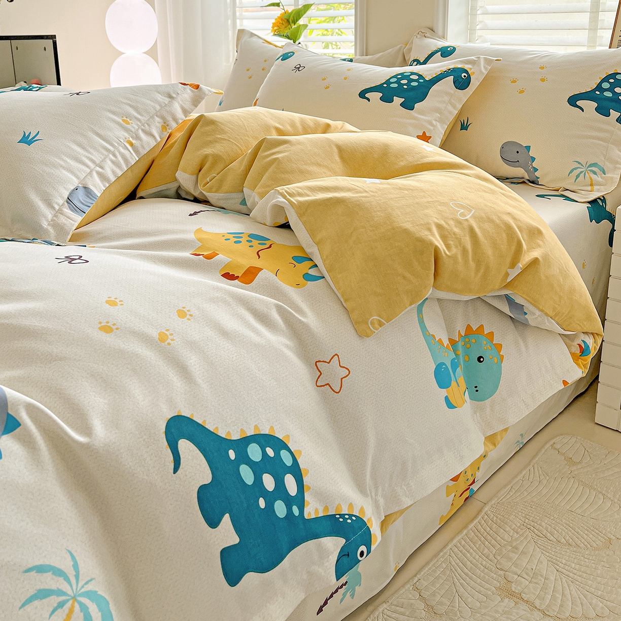 91家纺网 家纺一手货源 找家纺 （总）依庭 2025新款高克重全棉纯棉磨毛印花单被套