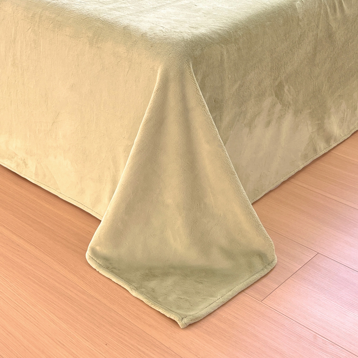 91家纺网 家纺一手货源 找家纺 如一 2025新款3D雕花牛奶绒单被套 芳菲-绿