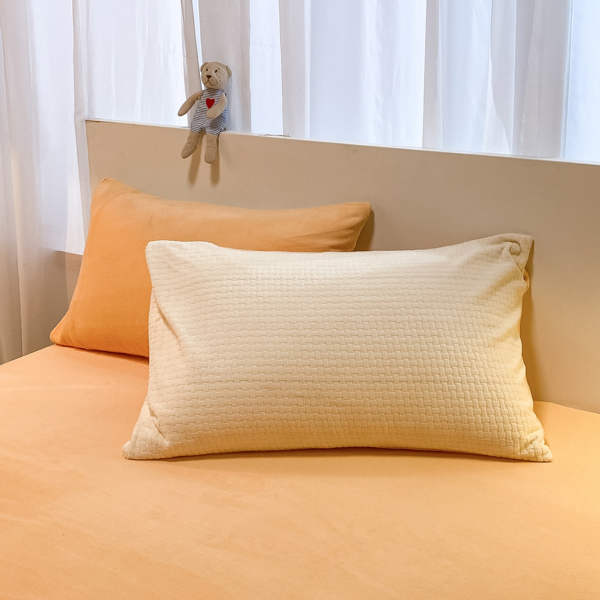 91家纺网 家纺一手货源 找家纺 如一 2025新款3D雕花牛奶绒四件套 华夫格白